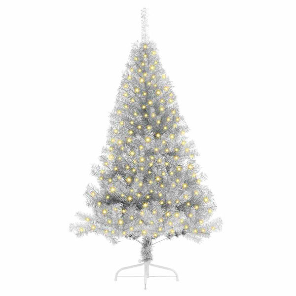 Silberner LED Weihnachtsbaum 180cm