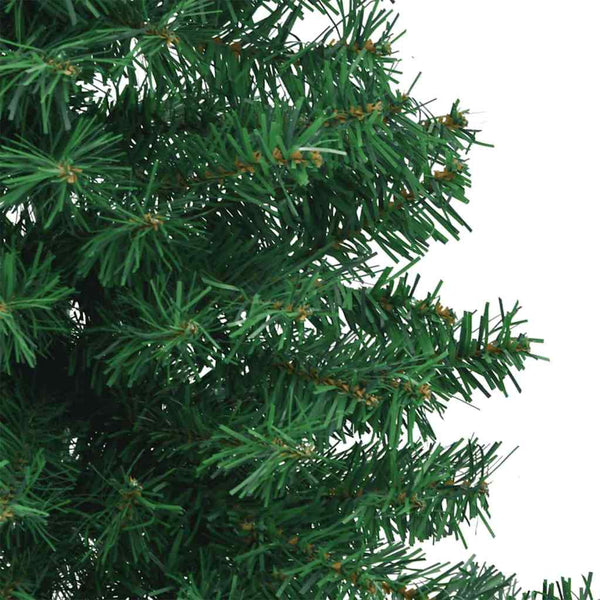 Eckiger, grüner künstlicher Weihnachtsbaum, 180 cm