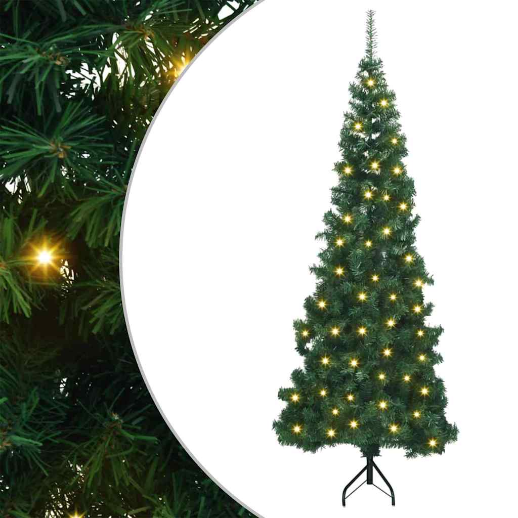 Eckiger, grüner künstlicher Weihnachtsbaum, 180 cm