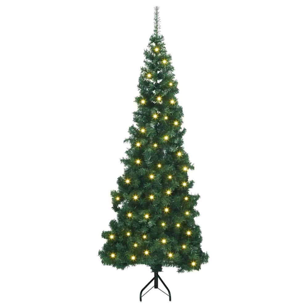Eckiger, grüner künstlicher Weihnachtsbaum, 180 cm