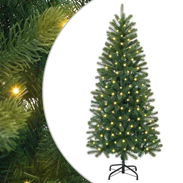 Künstlicher Weihnachtsbaum mit LEDs, 150 cm
