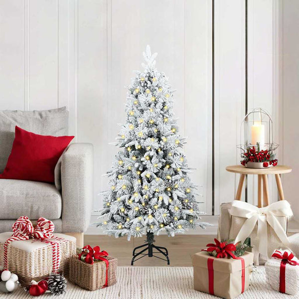 vidaXL Artificial Foldable Christmas Tree Green 120 cm PE and PVC