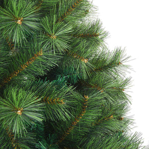 vidaXL Artificial Christmas Tree with 300 LEDs Green 180 cm PE and PVC