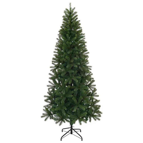 vidaXL Artificial Christmas Tree Green 240 cm PVC, PE and Steel