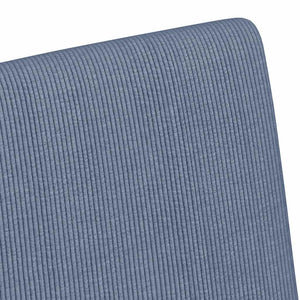 Esszimmerstühle mit Rollen, 2er Set, Blau