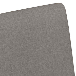 Esszimmerstühle mit Rollen, 2er-Set Taupe