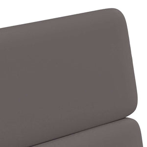 Esszimmerstühle Grau mit Rollen, 2er Set