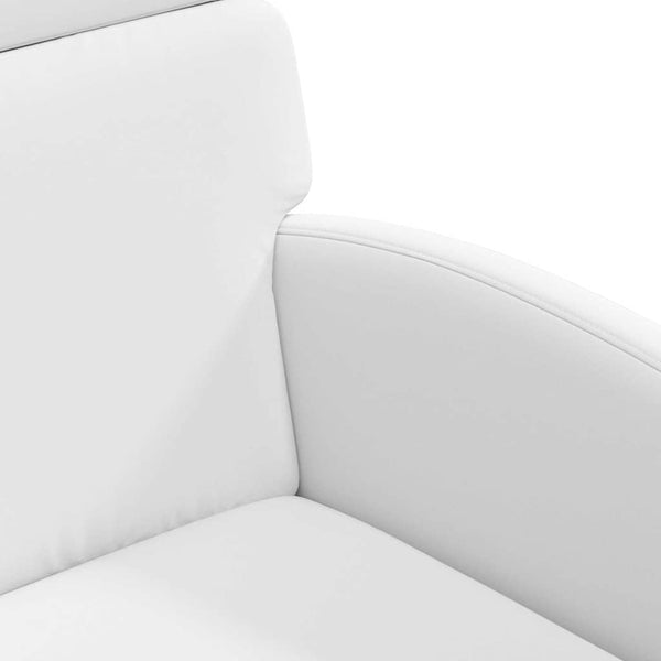 Esszimmerstühle Weiß mit Rollen, 2er Set