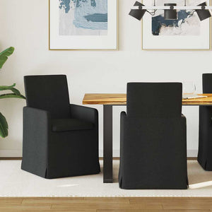 Schwarze Esszimmerstühle 2er Set
