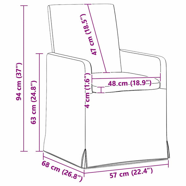 Schwarze Esszimmerstühle 2er Set