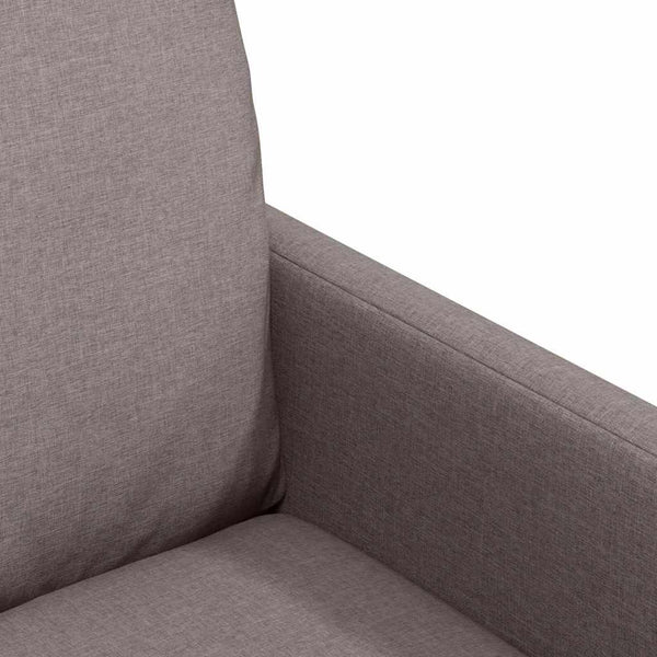 Esszimmerstühle 2er Set Taupe Stoff