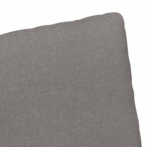 Esszimmerstühle 2er Set Taupe Stoff