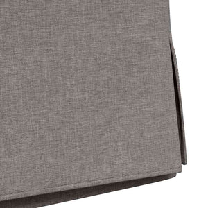Esszimmerstühle 2er Set Taupe Stoff
