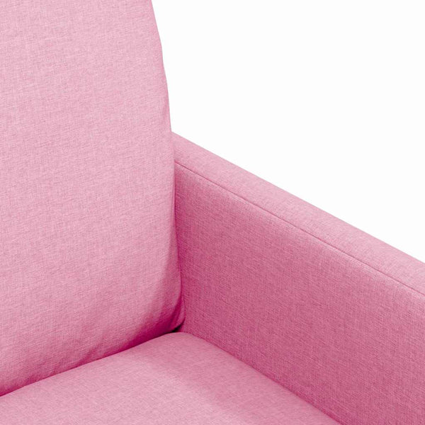 Esszimmerstühle 2er Set Rosa Stoff