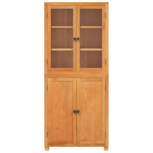 vidaXL Storage Cabinet Set 2 pcs Natural Engineered Wood and Oak