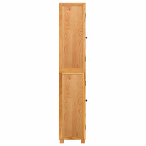 vidaXL Storage Cabinet Set 2 pcs Natural Engineered Wood and Oak
