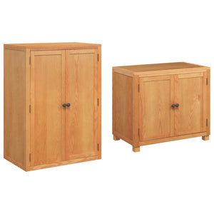 vidaXL Storage Furniture Set with Cabinet with Door Brown Engineered Wood