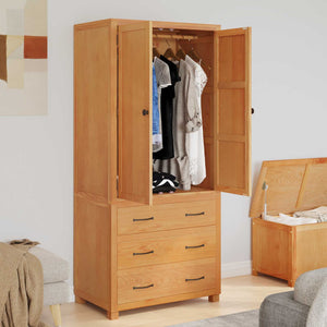 vidaXL Storage Cabinet Set with Drawers Brown Engineered Wood