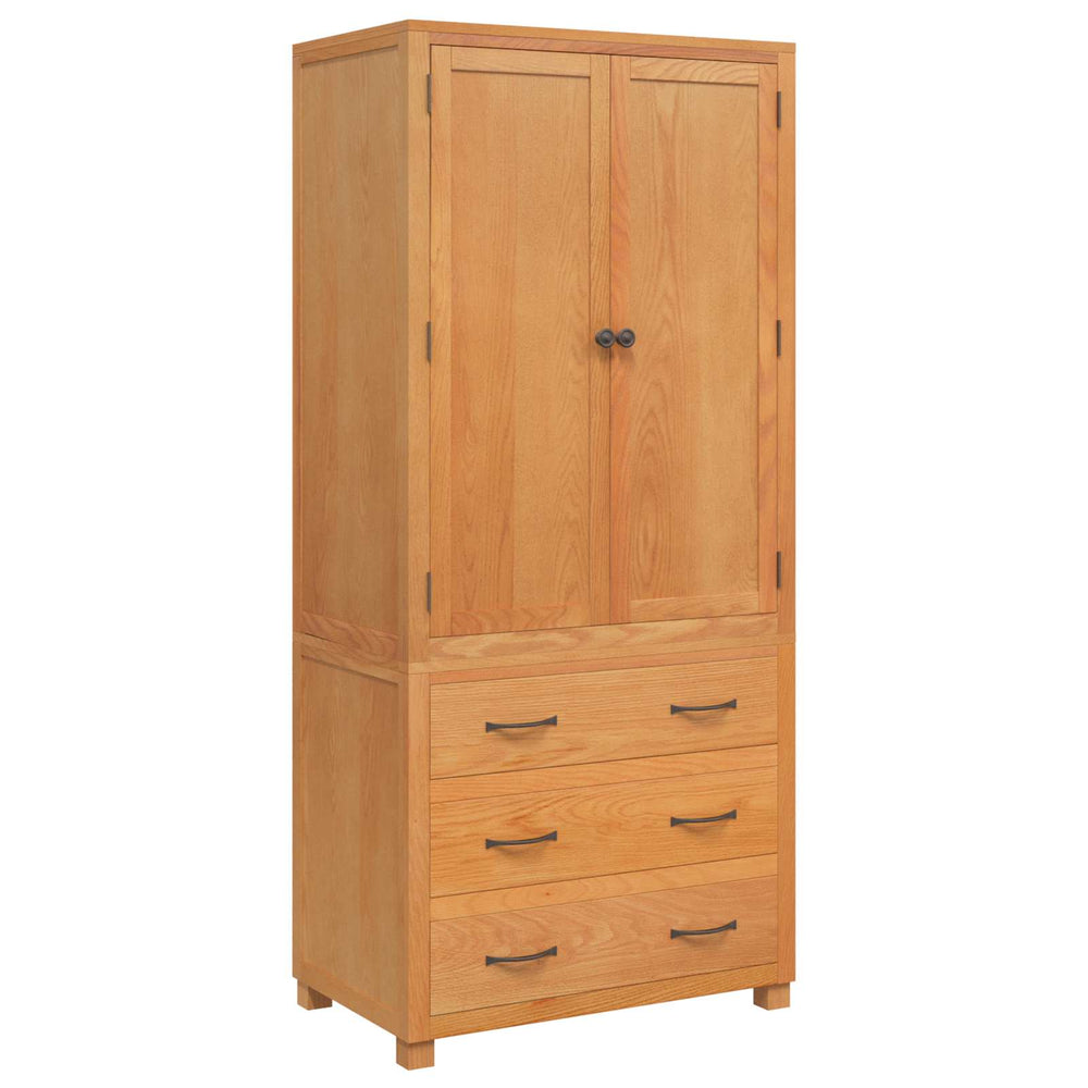 vidaXL Storage Cabinet Set with Drawers Brown Engineered Wood