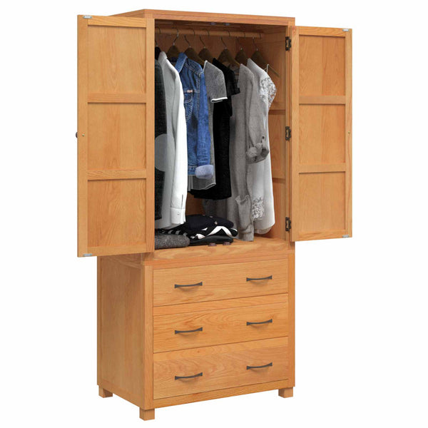 vidaXL Storage Cabinet Set with Drawers Brown Engineered Wood