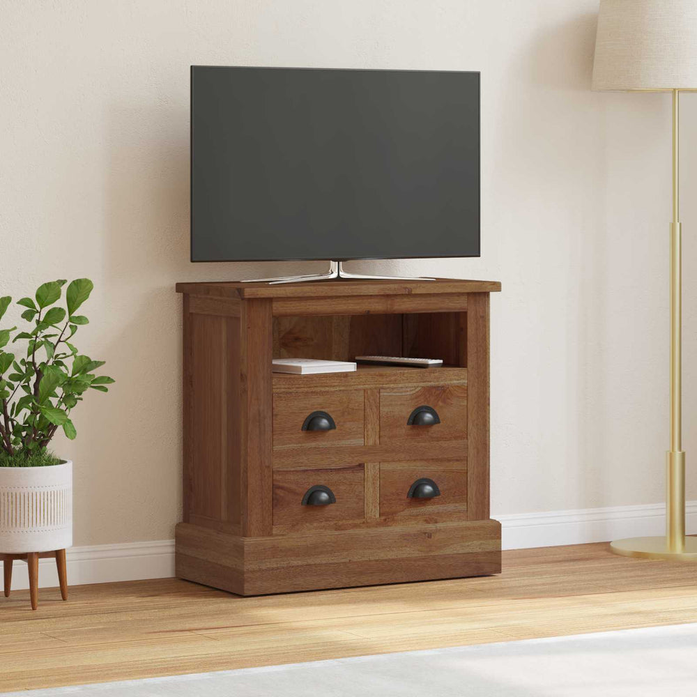 vidaXL Storage Cabinet Natural 60 x 30 x 60 cm Solid Teak Wood