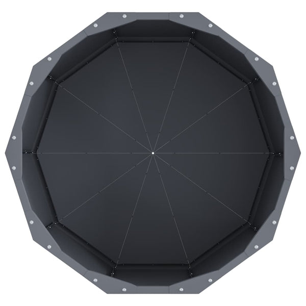 vidaXL Planter Anthracite 60 x 60 x 35 cm Steel