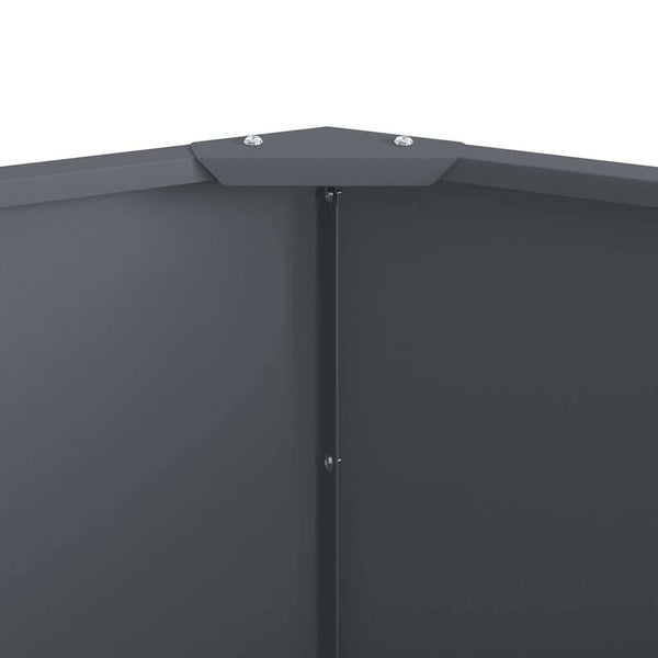 vidaXL Planter Anthracite 120 x 120 x 50 cm Steel