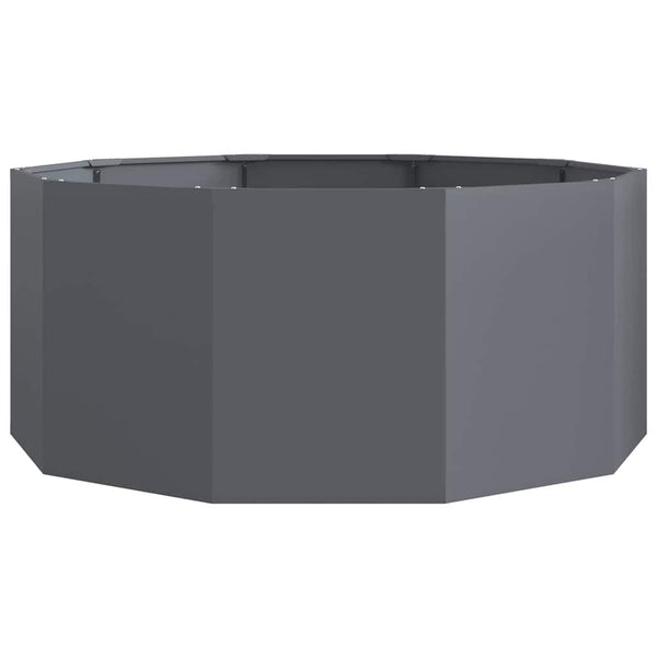 vidaXL Planter Anthracite 120 x 120 x 50 cm Steel