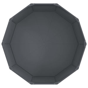 vidaXL Planter Anthracite 120 x 120 x 50 cm Steel