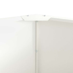 vidaXL Planter White 90 x 90 x 50 cm Steel