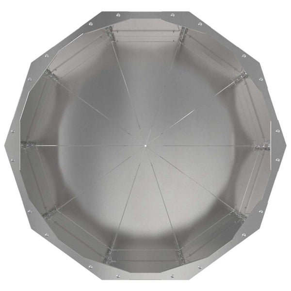 vidaXL Planter Silver 60 x 60 x 50 cm Stainless Steel