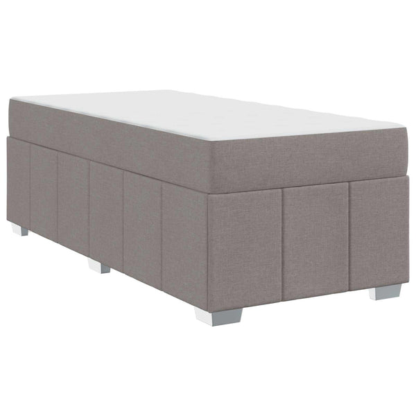 Bettrahmen mit Matratze Taupe 90x200 cm