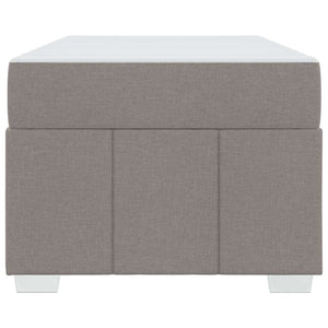 Bettrahmen mit Matratze Taupe 120x190 cm