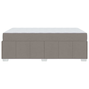 Bettrahmen mit Matratze Taupe 120x200 cm