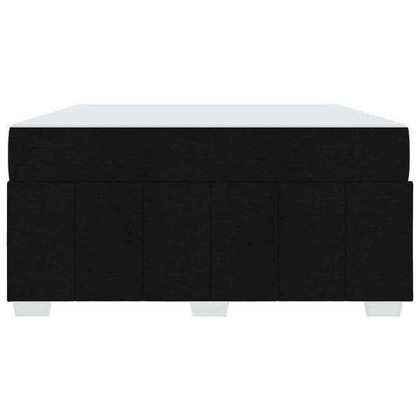 Bettgestell mit Matratze Schwarz 140x200 cm