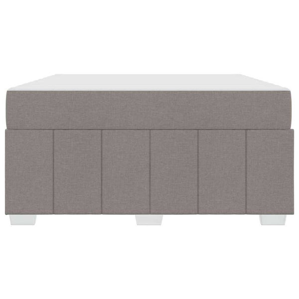 Bettrahmen mit Matratze Taupe 140x200 cm