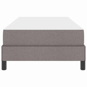 vidaXL Box Spring Bed with Mattress Taupe 80 x 200 cm Fabric
