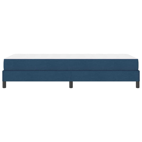 vidaXL Box Spring Bed with Mattress Blue 100 x 200 cm Fabric