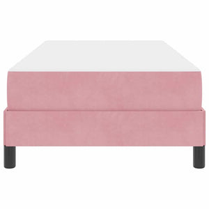 Boxspringbett Rosa mit Matratze 90x190 cm