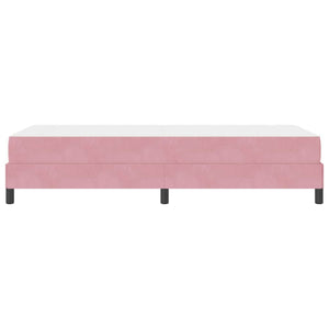 Boxspringbett Rosa mit Matratze 90x190 cm