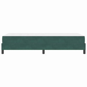 Boxspringbett Dunkelgrün 90x200 cm mit Matratze