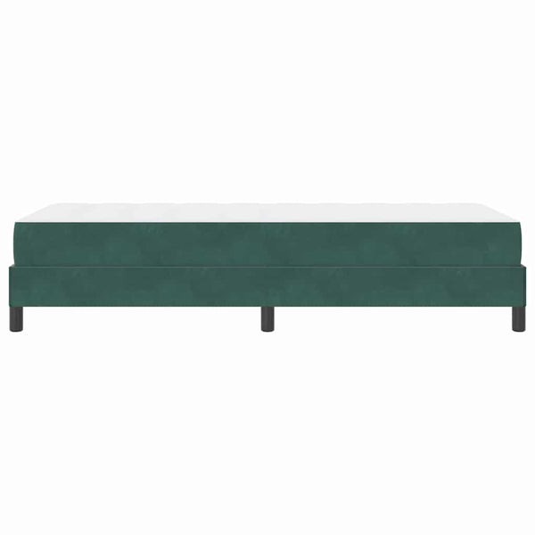 Boxspringbett mit Matratze Dunkelgrün 100x200 cm