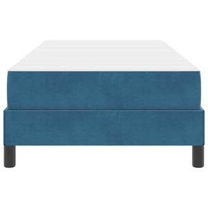 Boxspringbett mit Matratze Dunkelblau 100x200 cm