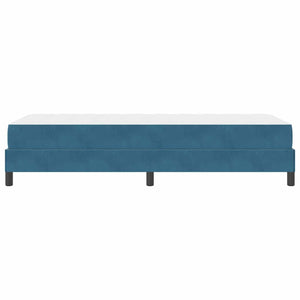 Boxspringbett mit Matratze Dunkelblau 100x200 cm