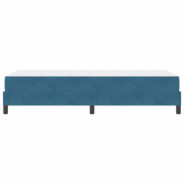 Boxspringbett mit Matratze Dunkelblau 100x200 cm