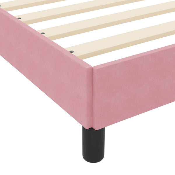 Boxspringbett Rosa mit Matratze 100x200 cm