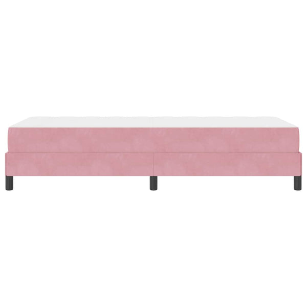 Boxspringbett Rosa mit Matratze 100x200 cm