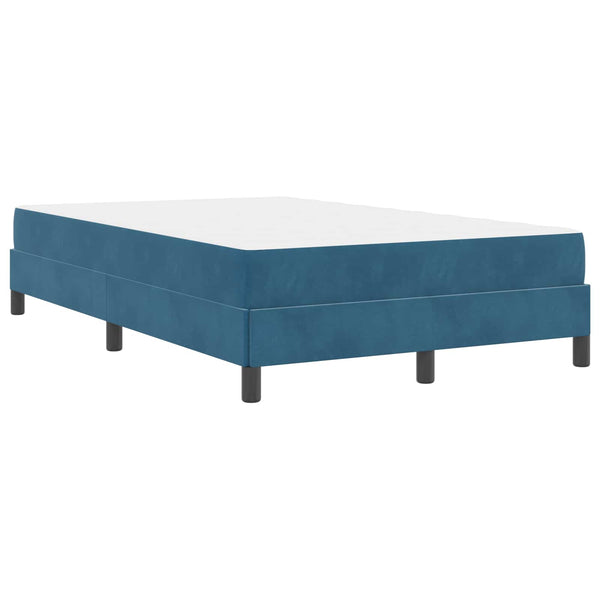 Boxspringbett mit Matratze Dunkelblau 120x190 cm
