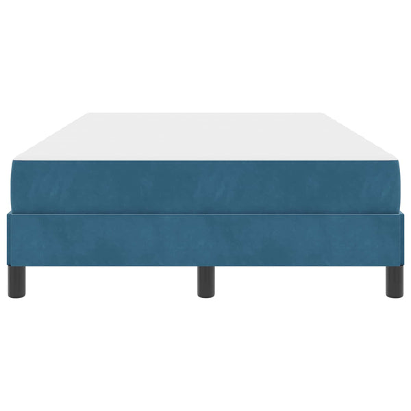 Boxspringbett mit Matratze Dunkelblau 120x190 cm
