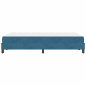 Boxspringbett mit Matratze Dunkelblau 120x190 cm